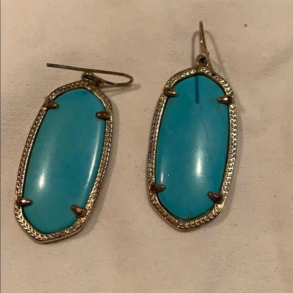 Kendra Scott Danielle earrings Turquoise - Picture 2 of 2